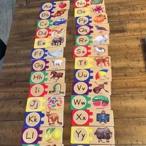 Melissa & Doug Self-Correcting Alphabet Wooden Puzzles